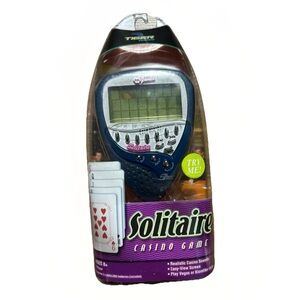 Tiger Games Electronic Handheld Solitaire Casino Game New In Box - Sealed